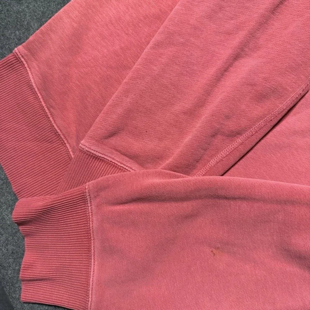 VTG 90s Polo Ralph Lauren 1/4 Button‎ Pullover Faded Red Size XL Grunge Preppy